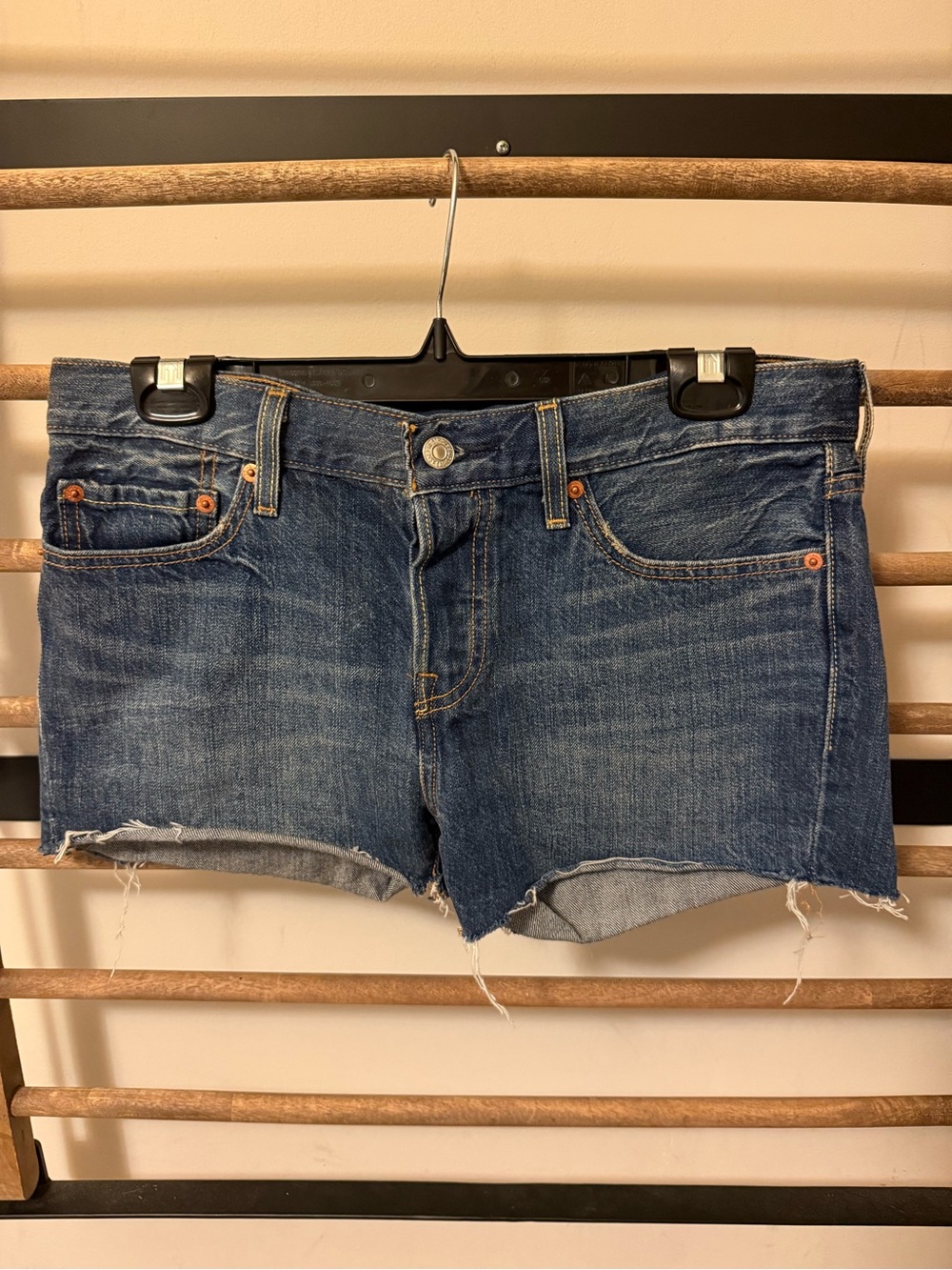 Levi's Blue Denim Jean Shorts